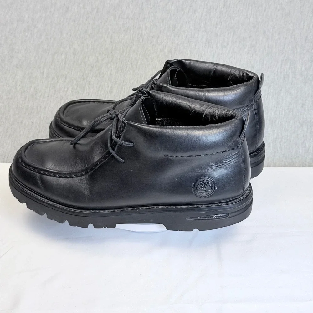 Timberland black leather
